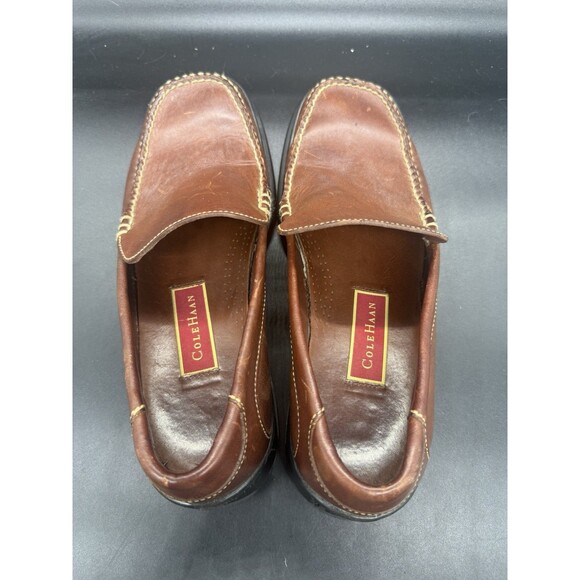 Cole Haan NIKE AIR Men\'s Shoes Size 9M Leather Loafer Driving Shoes EUC